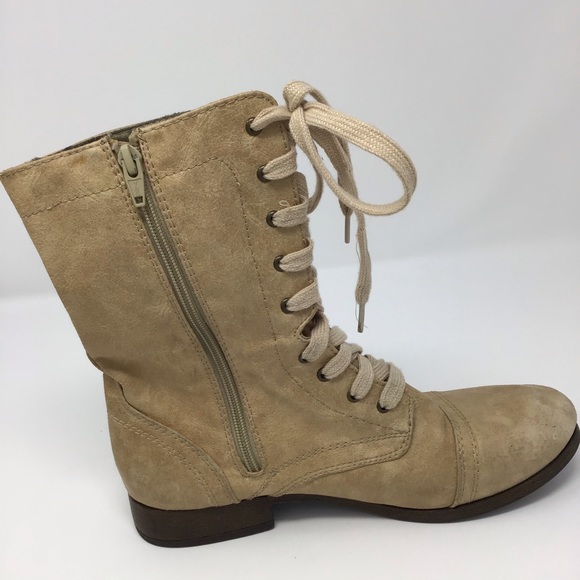 Mossimo Distressed Combat Boots sz 9.5 - Picture 8 of 9